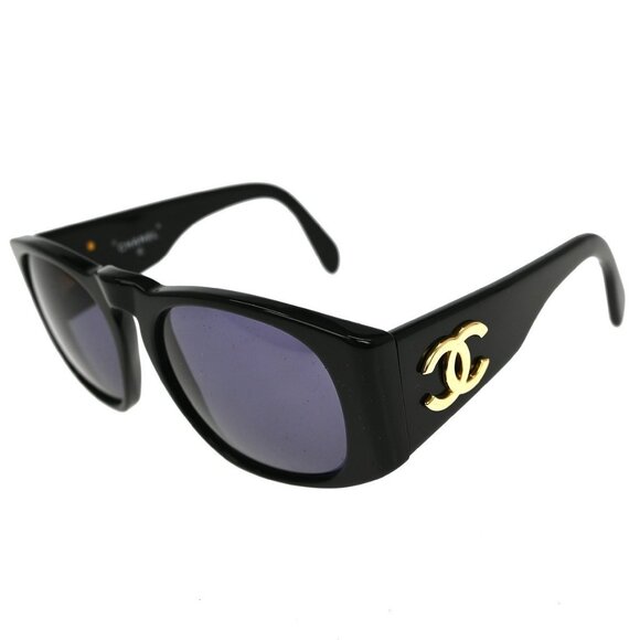 Chanel Sunglasses Eyewear Black Small Good - Picture 1 of 4